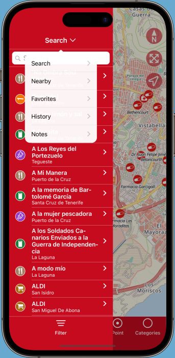 Maps Apps POI Search